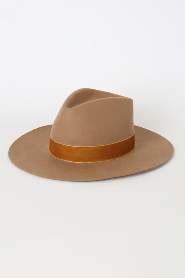 Lack of Color Benson Tri - Brown Wide-Brim Hat - Wool Fedora  display picture 1