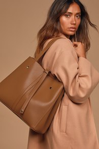 Back to Business Cognac Tote