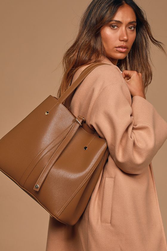 Back to Business Cognac Tote 7