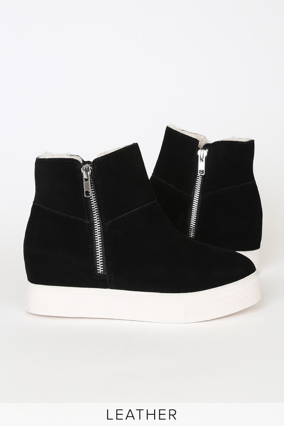 steve madden wanda black suede