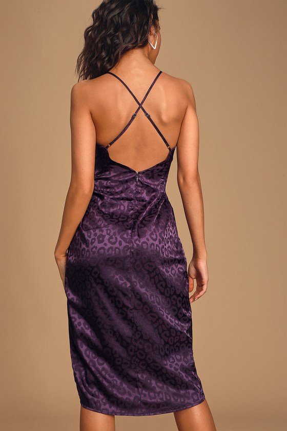purple leopard print pants