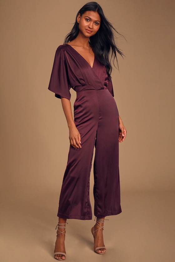 plum purple jumpsuit