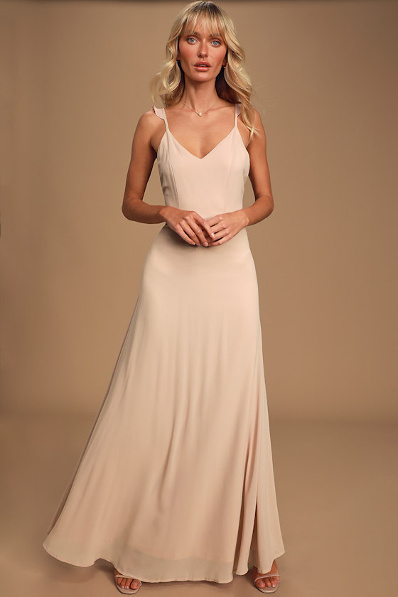 Meteoric Rise Blush Maxi Dress 8