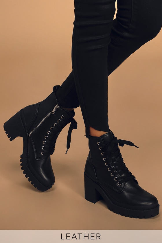 black platform boots steve madden