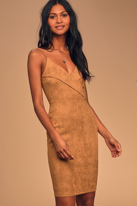 suede dress