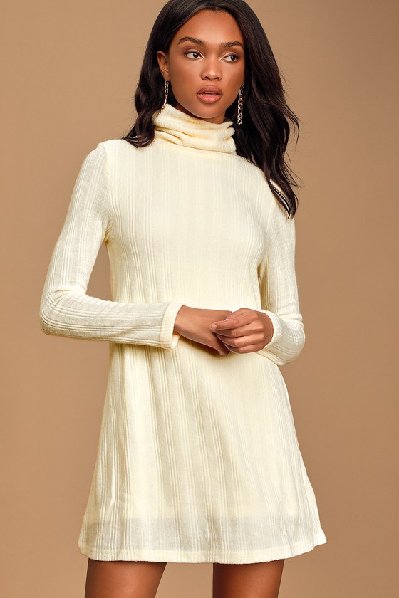 Turtleneck swing dress new arrivals