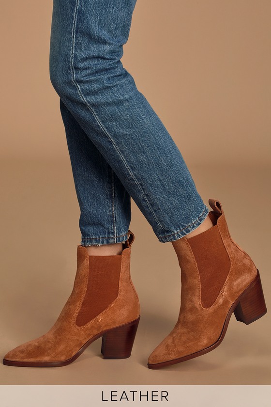 dolce vita brown suede booties
