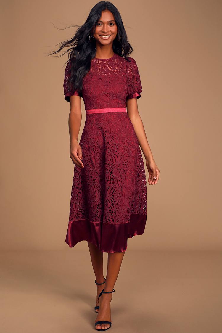 lace crochet skater dress Crochet Skater Dress
