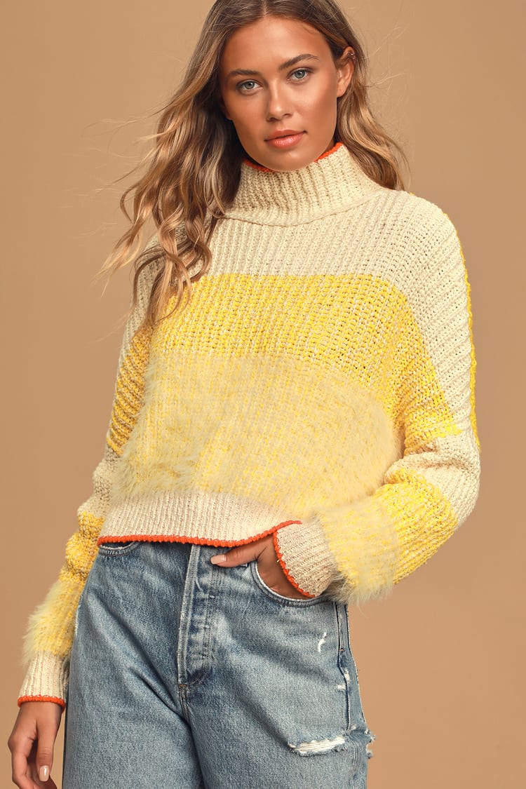 Yellow Turtleneck Sweater : Turtleneck Yellow Sweaters Shapeshop ...