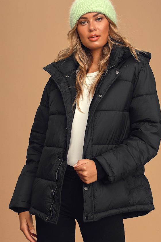 Winning Style Black Puffer Jacket 3
