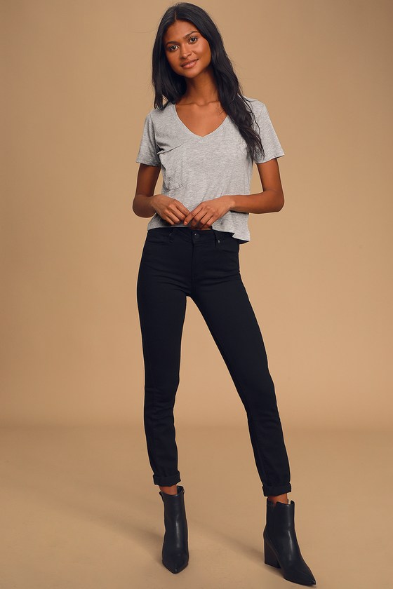 Z Supply The Classic Skimmer - Heather Grey Tee - Basic T