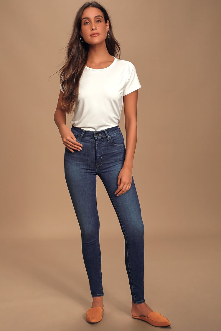 Levi's Mile High Tempo Super Hot - Skinny Jeans - High Rise Jeans - Lulus