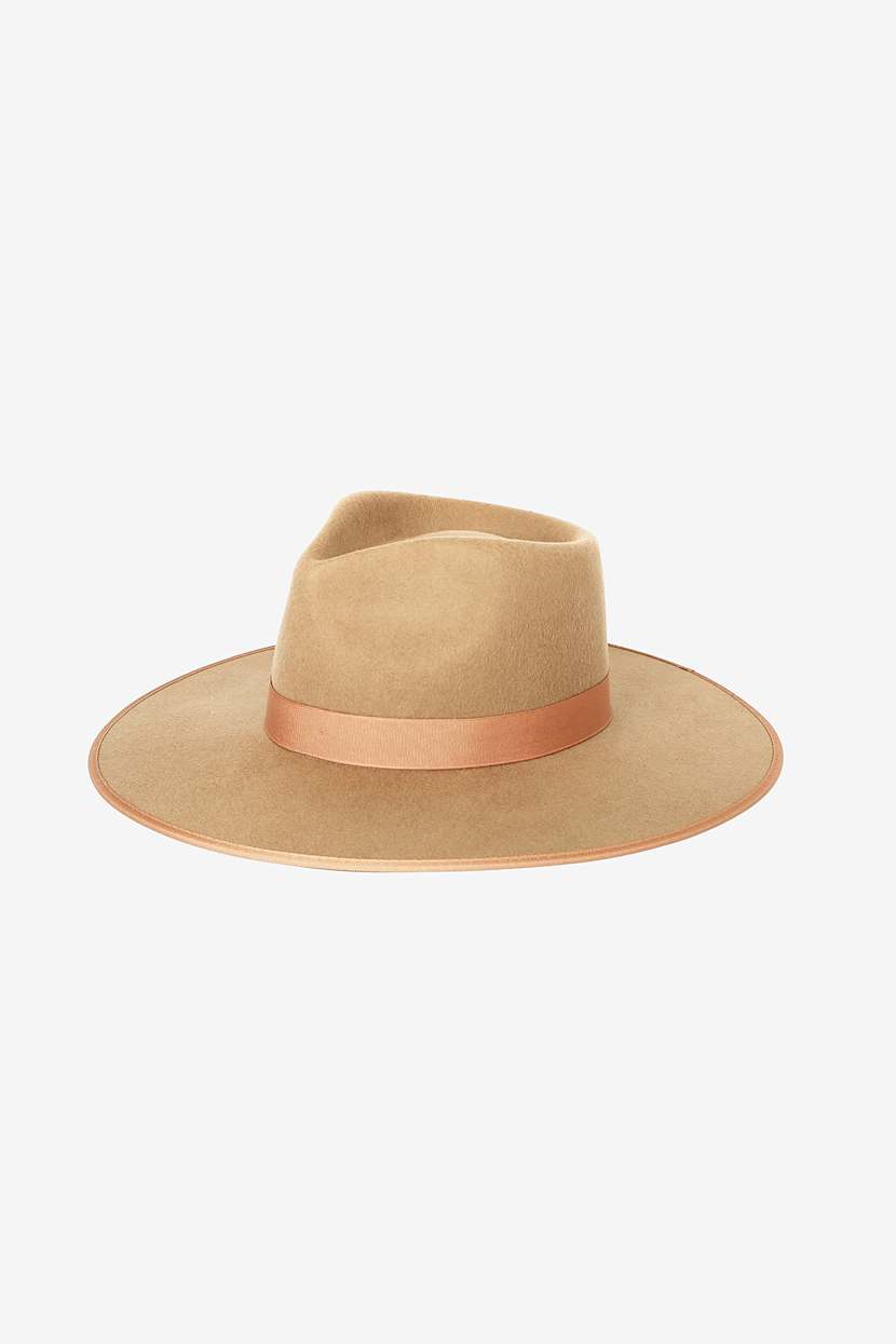 Lack of Color Teak Rancher - Light Brown Fedora Hat - Ribbon  display picture 1