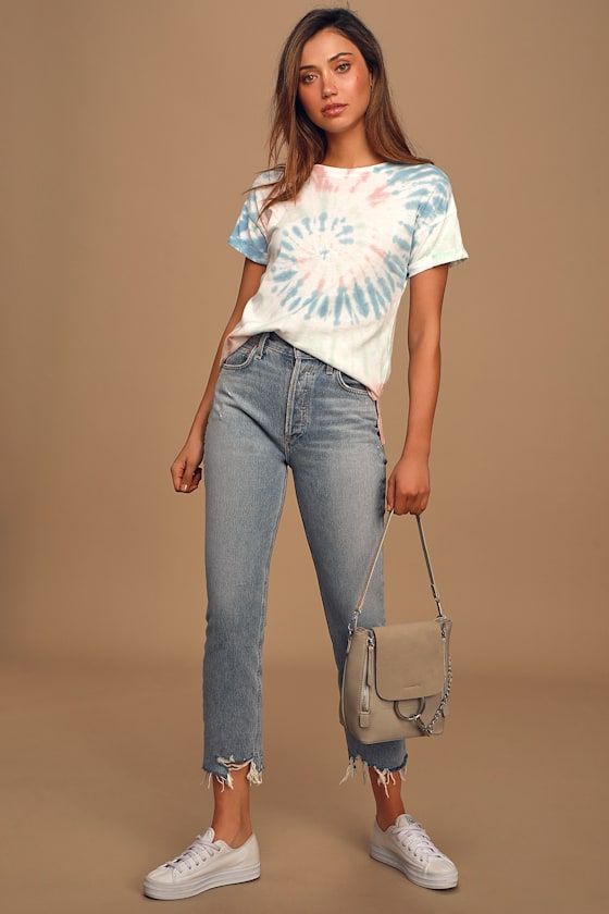 The Multi-Color Blue Tie-Dye Tee 2