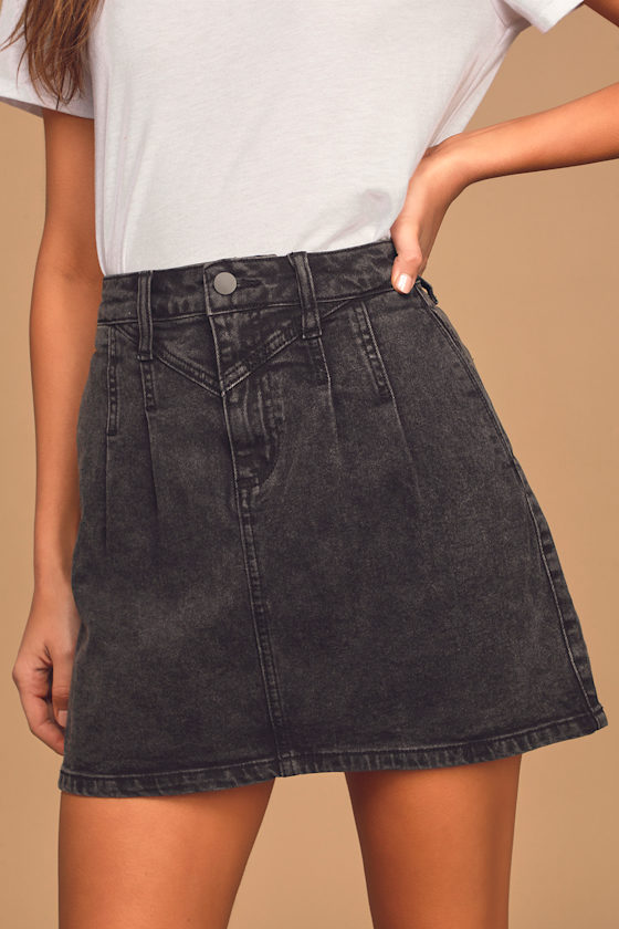 2912073 Anthracite Mini Skirt