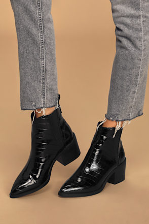 Chelsea Steve Madden Audience Black Steve Madden Shoes Steve