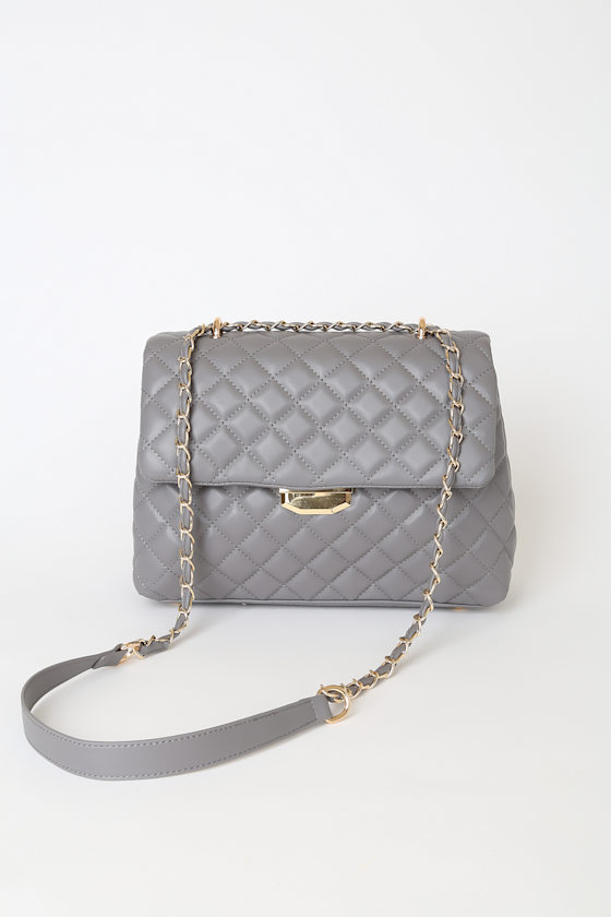 vegan quilted bag