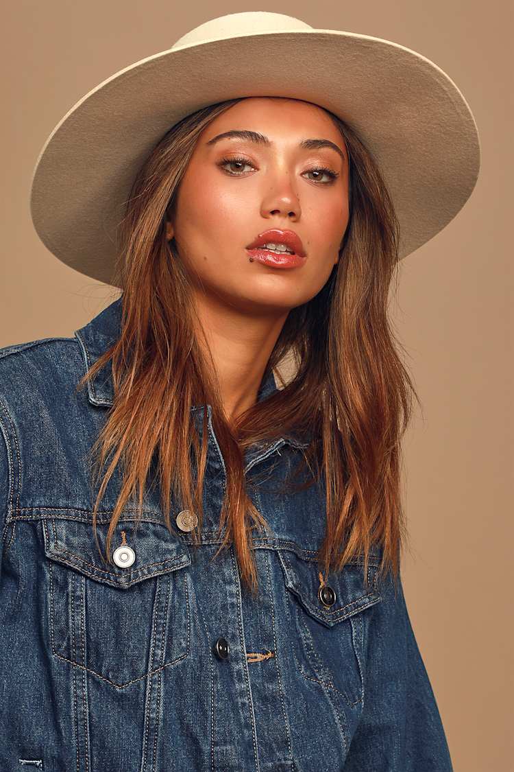 LACK OF COLOR JUNO CREAM BOATER WOOL HAT MEDIUM Lack of Color Women main image 4