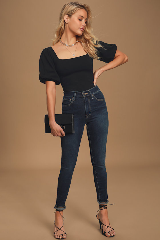 Got A Puff On You Bodysuit-Black main image 1