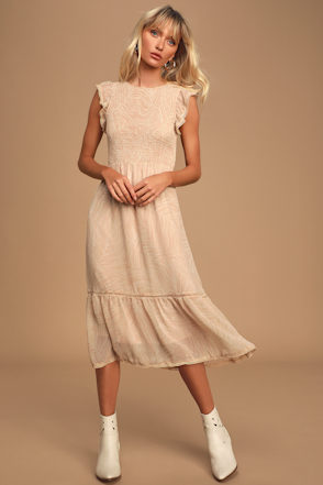 midi white winter dress KNITTED MIDI DRESS IN WHITE | CULT MIA