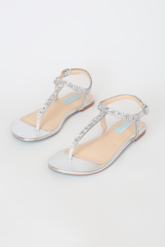betsey johnson flat sandals