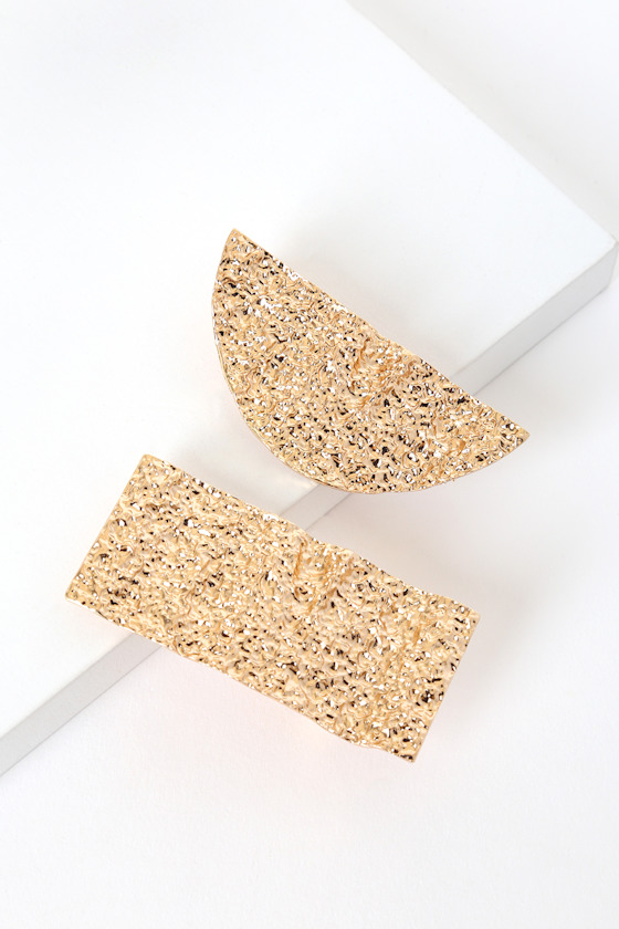 Fame Gold Hair Clip Set 2