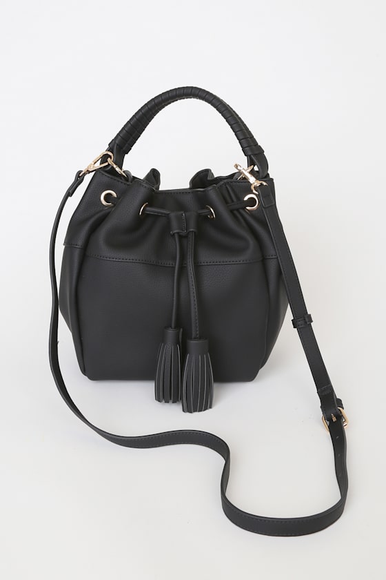 Coveted Black Bucket Bag 2