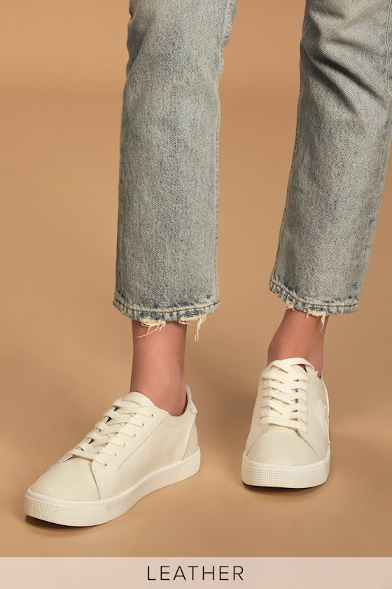 Zaga White Leather Sneakers 1