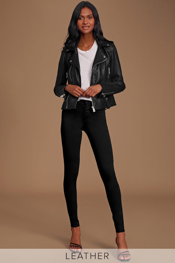 Perfecto Black Leather Moto Jacket 7