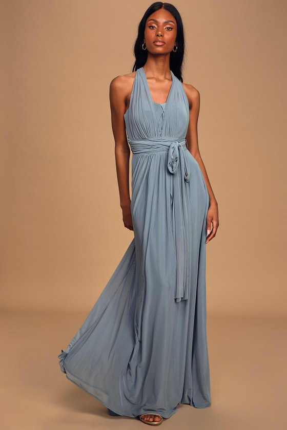 dusty blue bridesmaid dresses lulus