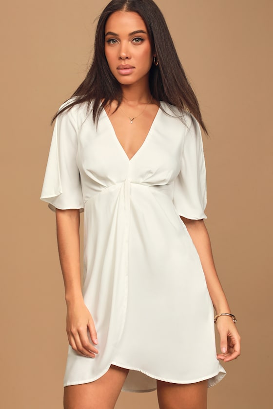 lulus short white dress
