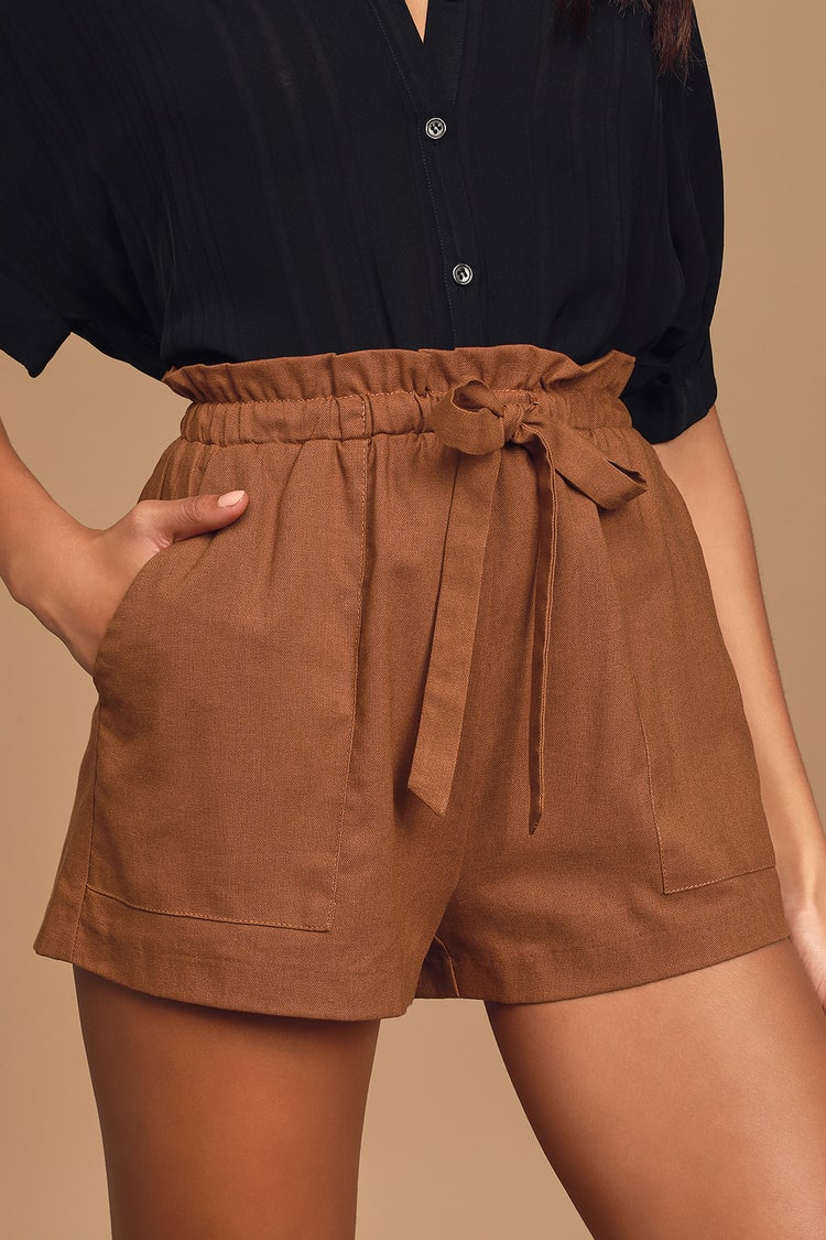Brown Paperbag Shorts (3043331)