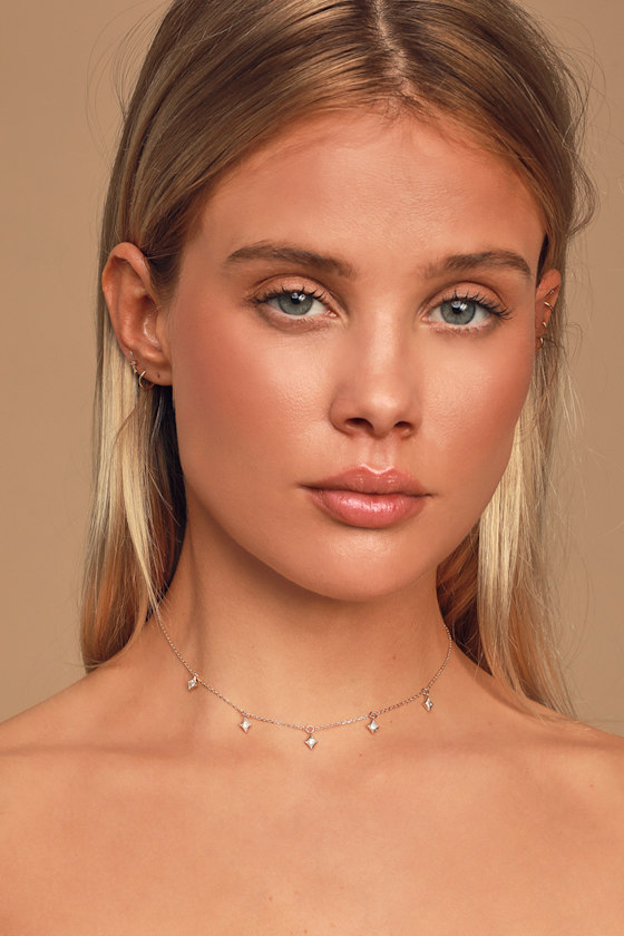 Chance To Shine Gold Rhinestone Choker Necklace 2