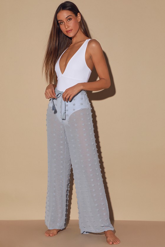 sheer swim pants