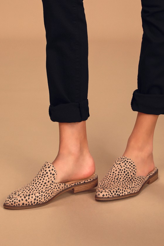 cheetah mule shoes