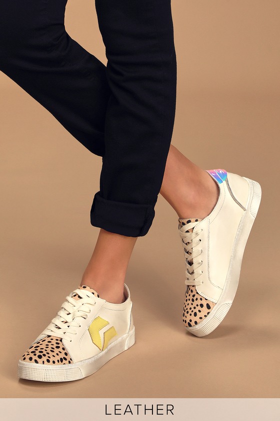 dolce vita leather sneakers