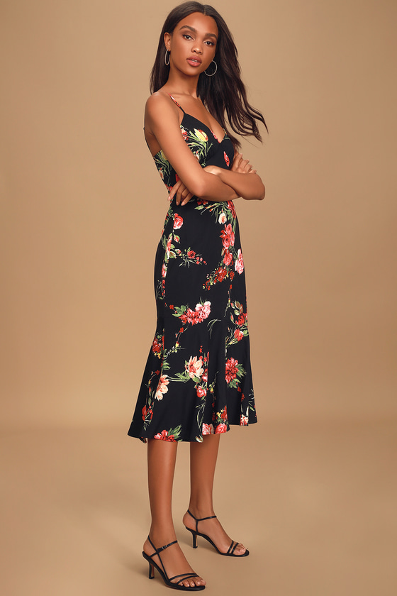 floral dress sleeveless