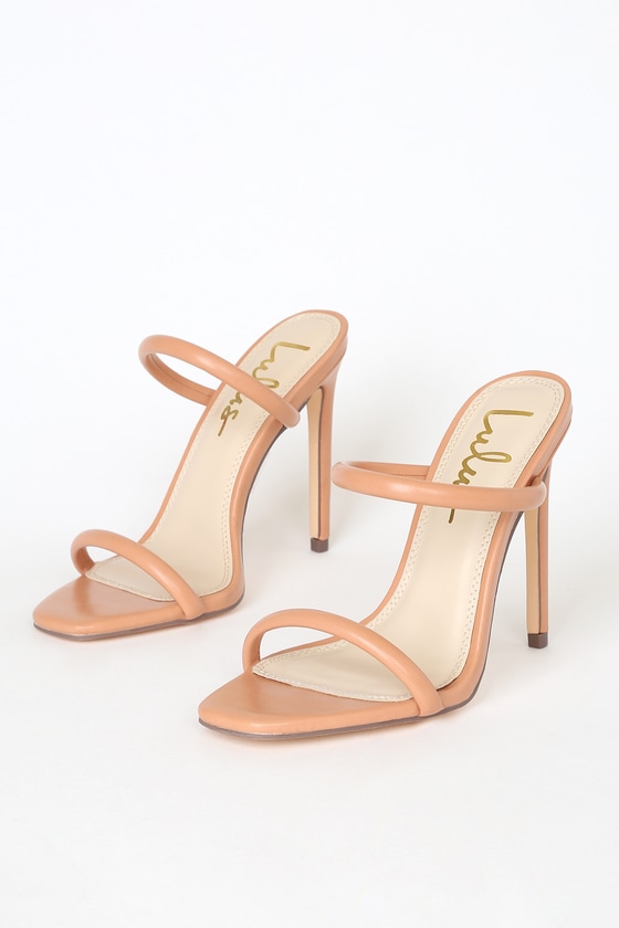 tan high heels