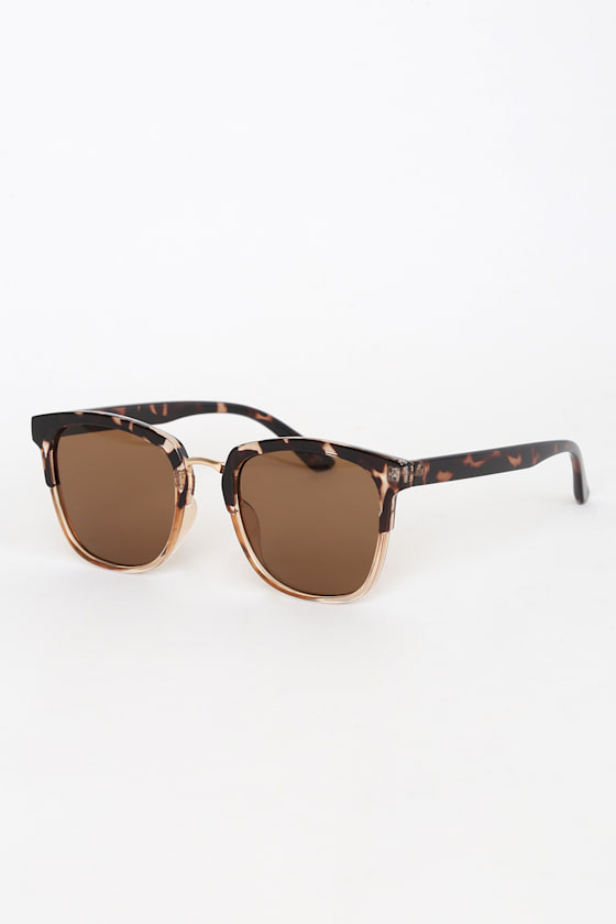 Cute Tortoise Sunglasses Classic Sunnies Square Sunglasses