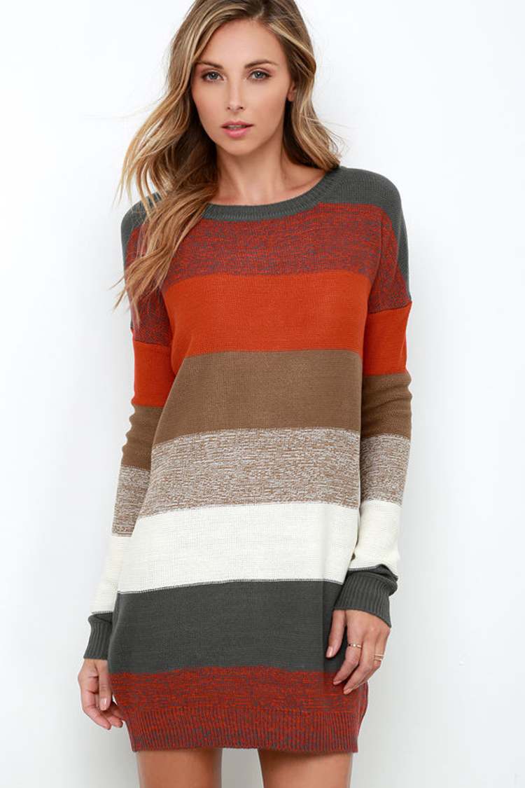 Jack by BB Dakota Marilou Striped Sweater Dress