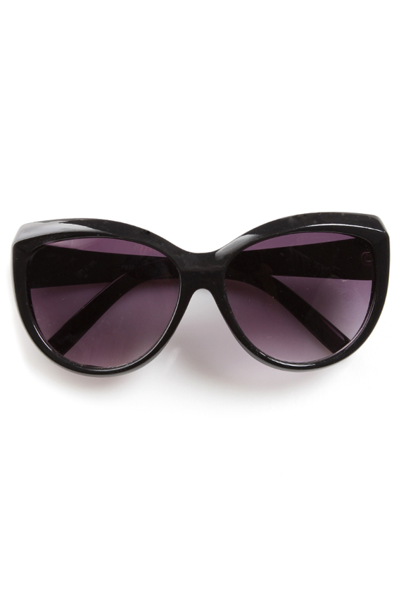 Sunday Funday Black Sunglasses