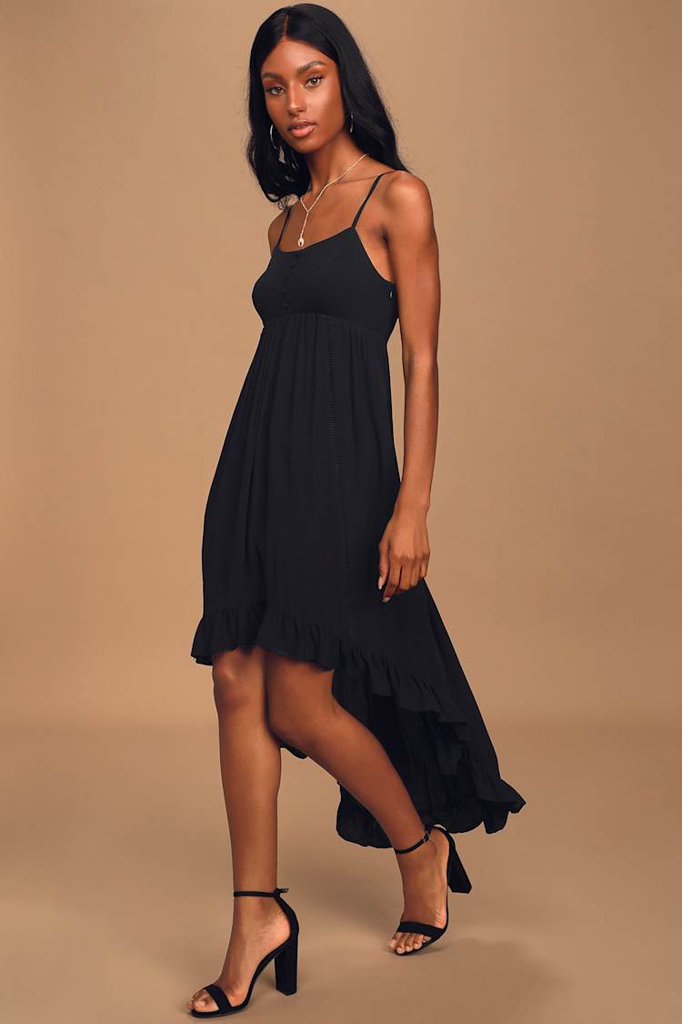 Jack by BB Dakota Highs and Lows - Maxi Dress - Ruffled Dress - Lulus
