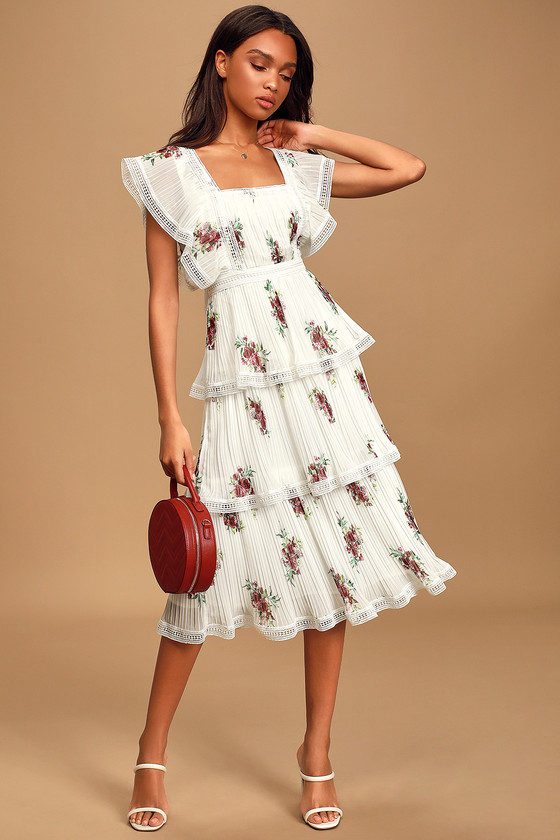 romantic floral dress