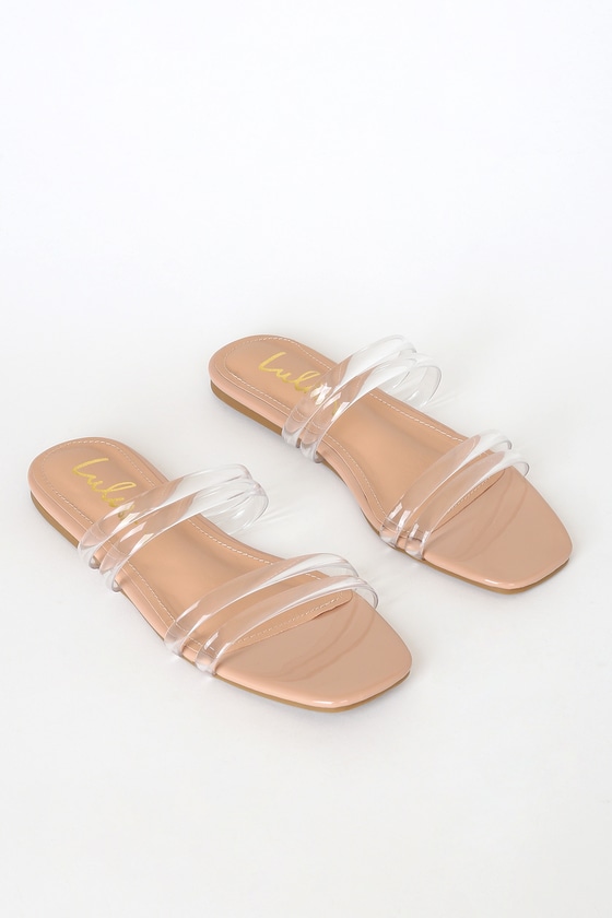 nude sparkle sandals