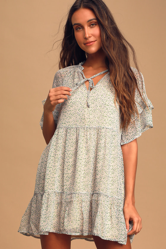 short tiered dress