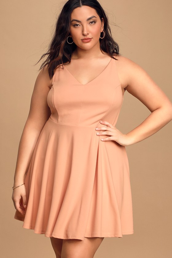 darling delight white skater dress