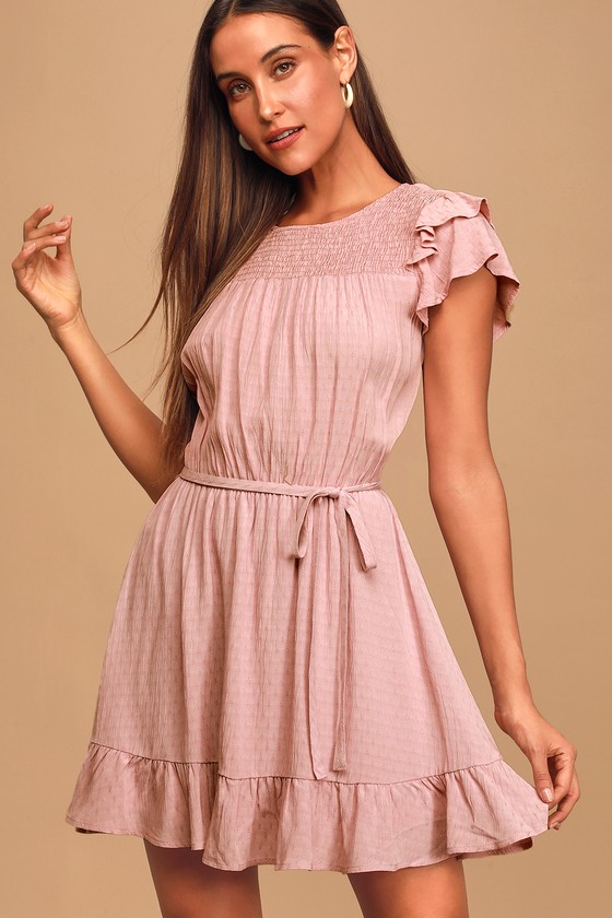 dusty rose dress lulus