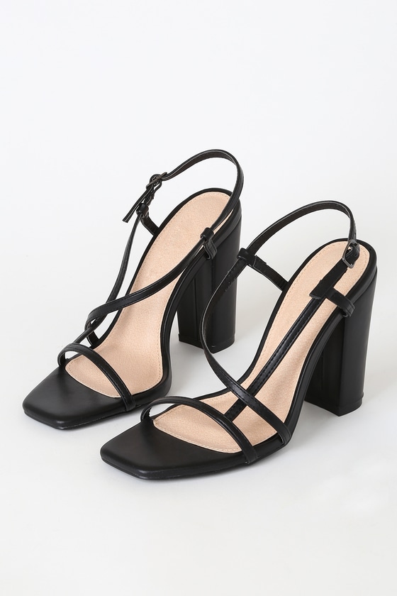 vegan leather heels
