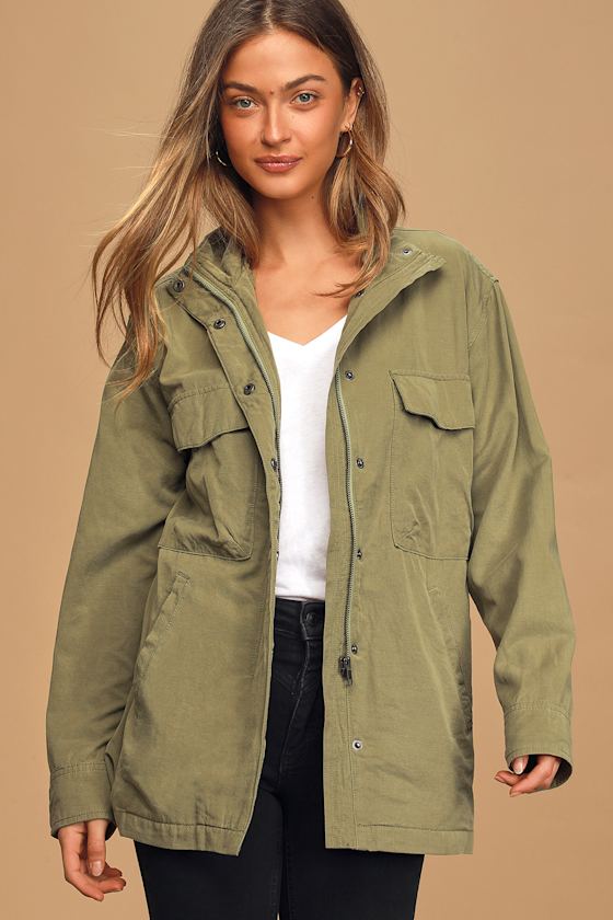 Mountain Olive Green Utility Jacket 2