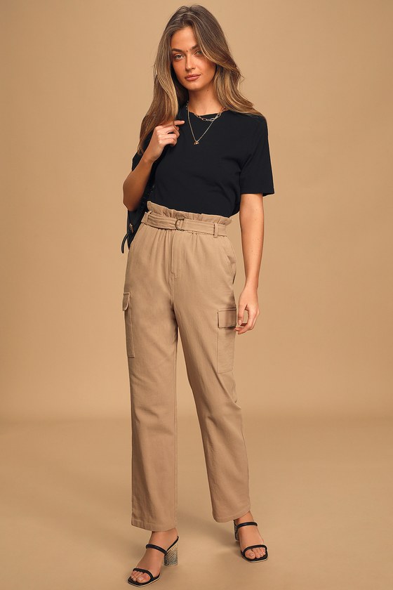 beige pants cargo